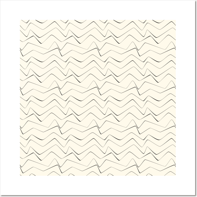 Minimal lines abstract stripes pattern Wall Art by vectalex